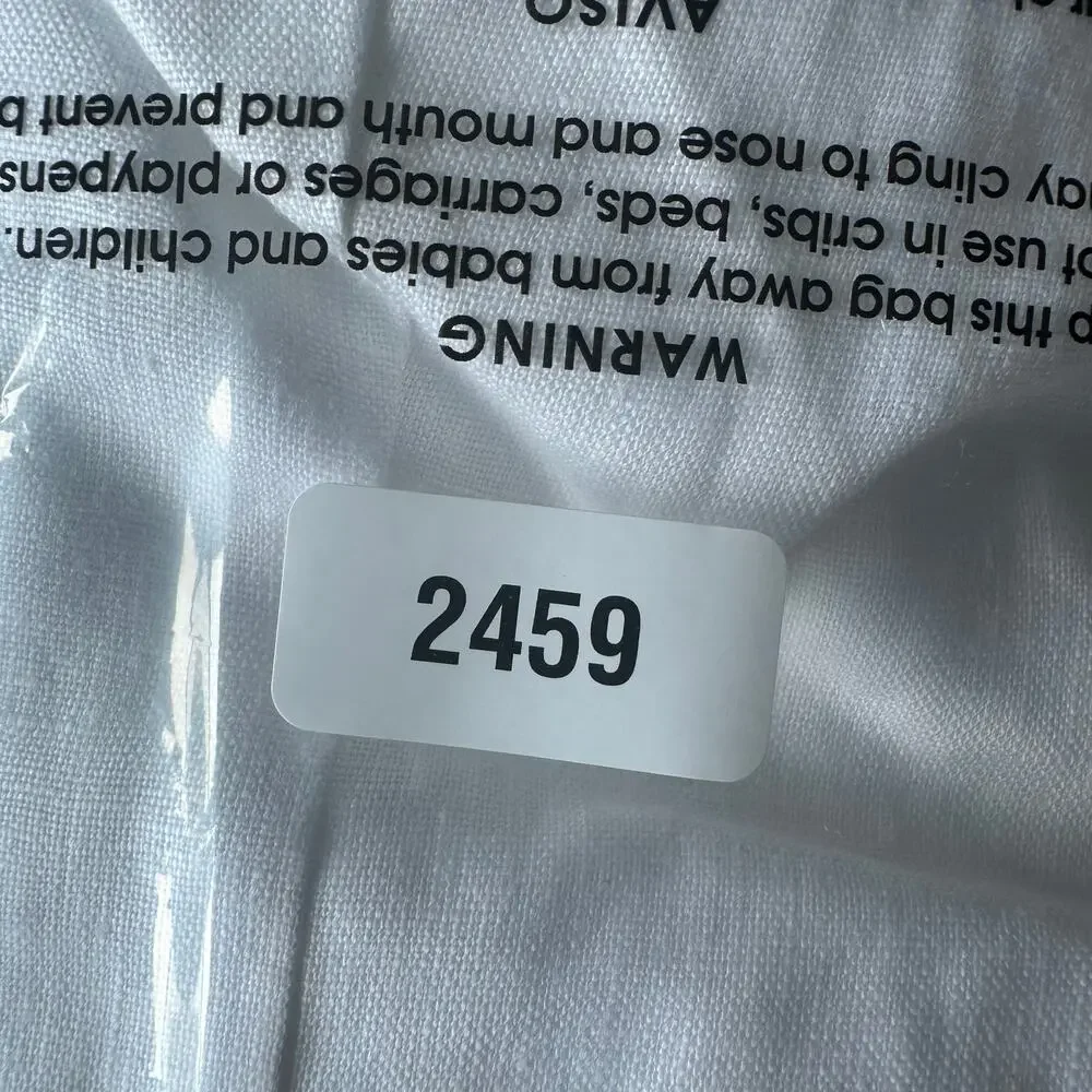 Reformation Jaida Linen Set White Size 12 NWT